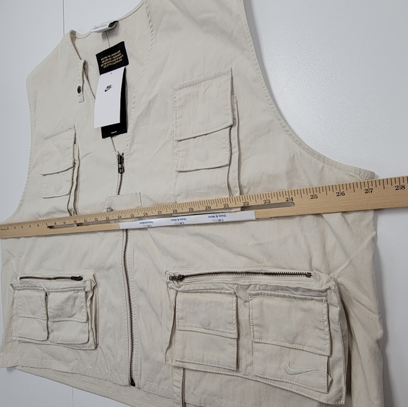 Nike Life Utility Vest Beige Authentic Men's Size XL FN3214-104 New - Picture 8 of 10